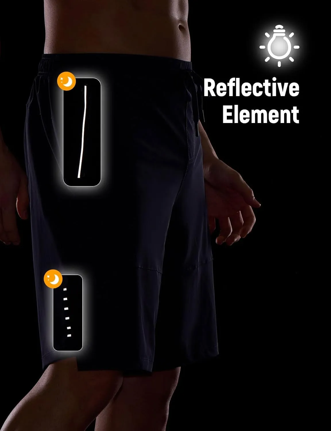 baleaf Men's Mountain Bike Shorts 4D Padded Loose-fit MTB Cycling Lightweight Bicycle Biking Shorts Zipper Pockets
