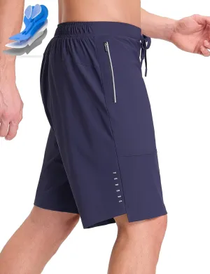 baleaf Men's Mountain Bike Shorts 4D Padded Loose-fit MTB Cycling Lightweight Bicycle Biking Shorts Zipper Pockets