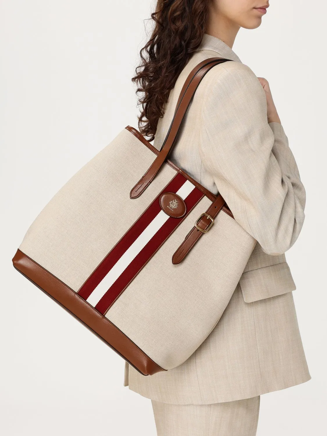 Bally Tote Bags Woman Ecru