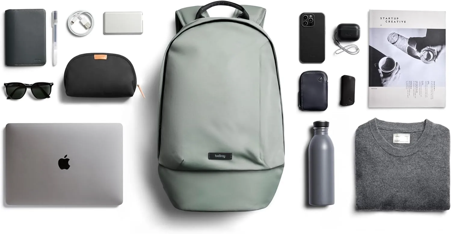 Bellroy Classic Backpack 2nd Edition (Unisex Backpack, 20L) - Eucalyptus