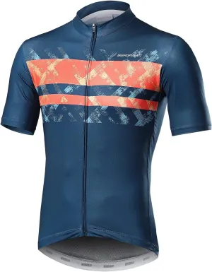 BERGRISAR Cycling Jersey Mens Bike Shirts Short Sleeve Bicycle Biking Clothes with Pockets Reflective