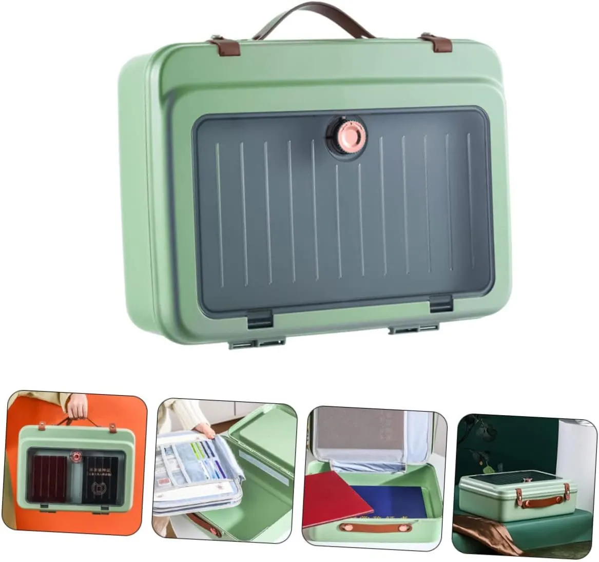 BESTYASH Id Storage Bag Organizer Bag for Files Certificates Documents Multi-layer Folder Case