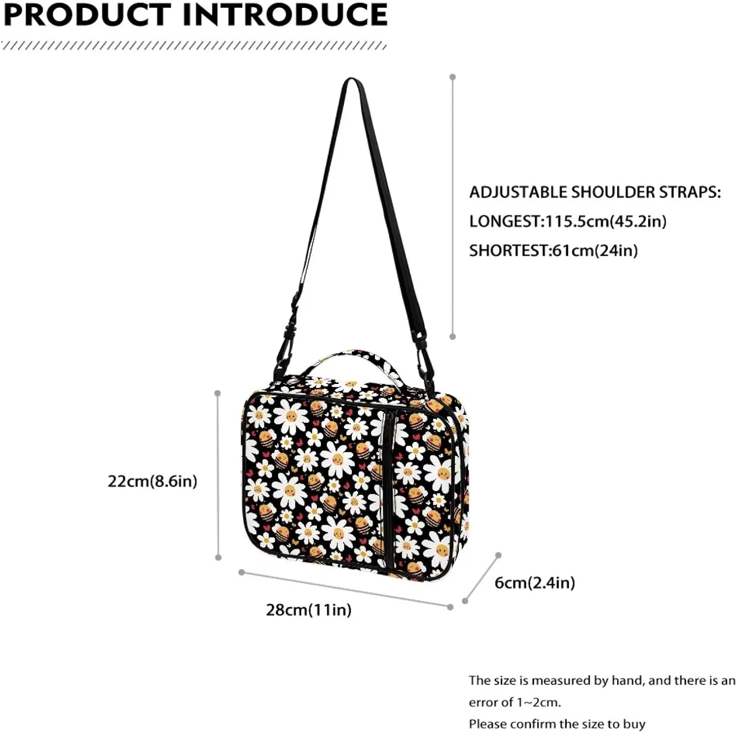 Bible Covers for Women Men Kids with Handle& Shoulder Strap Crossbody Bible Tote