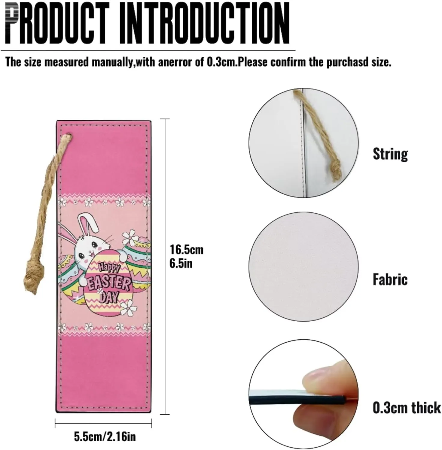 Bible Covers for Women,PU Bible Bags with Handle & Wristlet Strap, Bible Carrying Case and Bookmark Set
