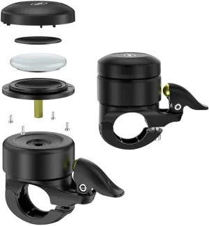 Bicycle Bell for Apple AirTag 120dB, AirTag Bike Mount GPS Tracker Waterproof Classic Brass Holder Hides Air Tag Under Bike Bell Anti-Theft