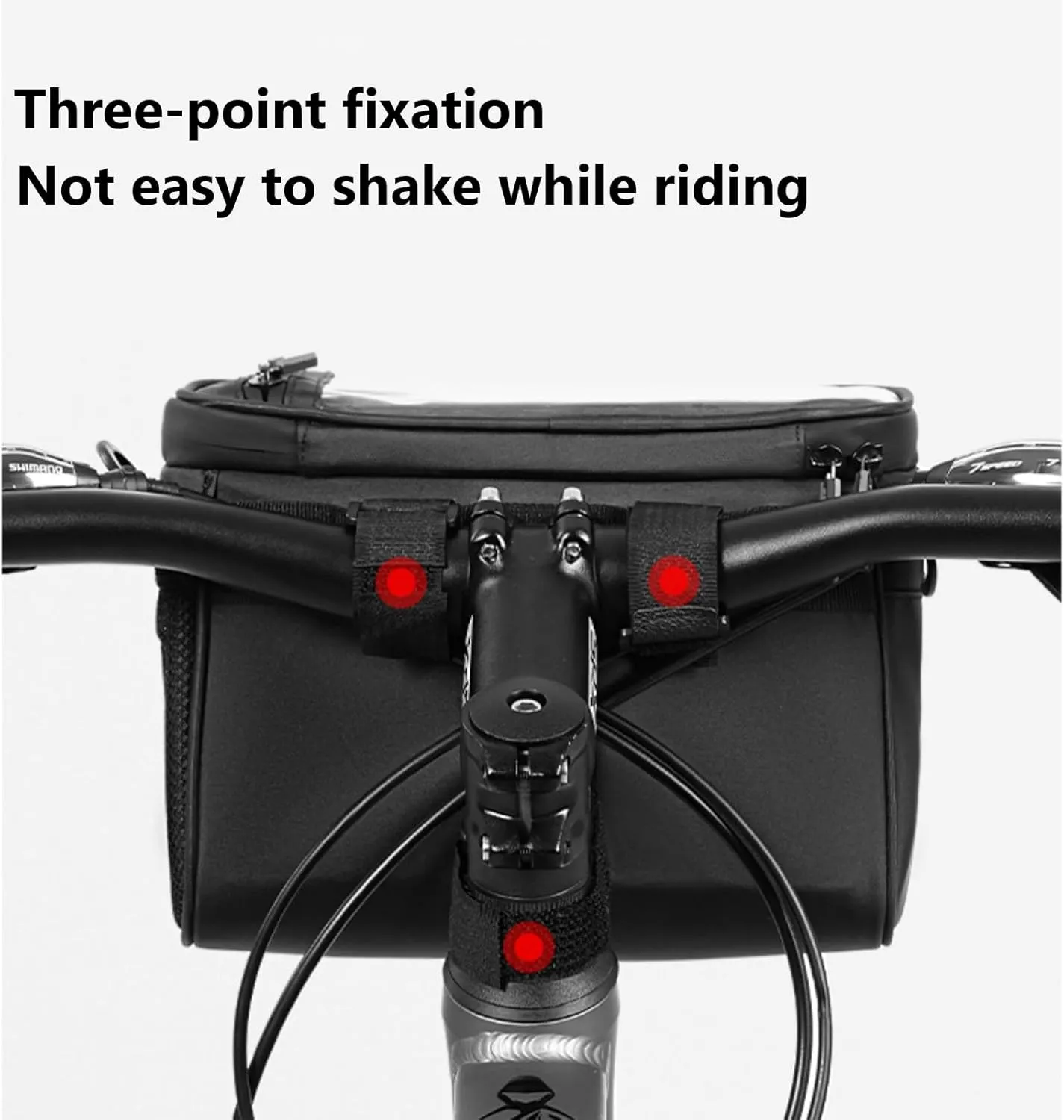 Bicycle Handlebar Bag for Scott Roxter/Spark/Voltage/Addict/Foil Waterproof Dustproof Bicycle Phone Bag Wear Resistant Bicycle Bag Cycling Accessories,A