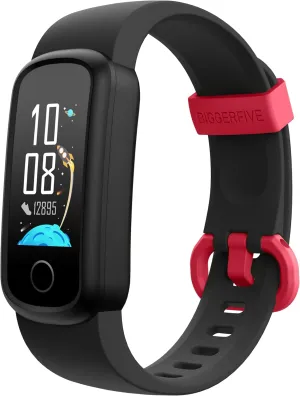 BIGGERFIVE Vigor Kids Fitness Tracker for Girls & Boys Ages 5-15, Kids Watch with IP68 Waterproof, Pedometer, Activity Tracker with Heart Rate & Sleep Monitor, Calorie & Step Counter Watch