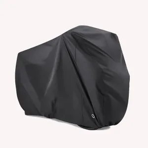 Bike Cover -210D Oxford Outdoor Waterproof Bicycle Covers Rain Sun UV Dust Wind Proof with Lock Hole for Mountain Road Electric Bike