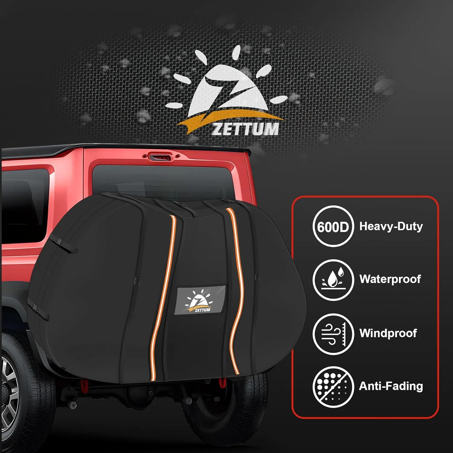Bike Cover for Transport 3 Bike - 600D Travel Bike Covers for Bikes on Rear Bike Rack Heavy Duty & Waterproof, Outdoor Full Bicycle Rack Cover for 3 Bikes on Car Hitch Storage