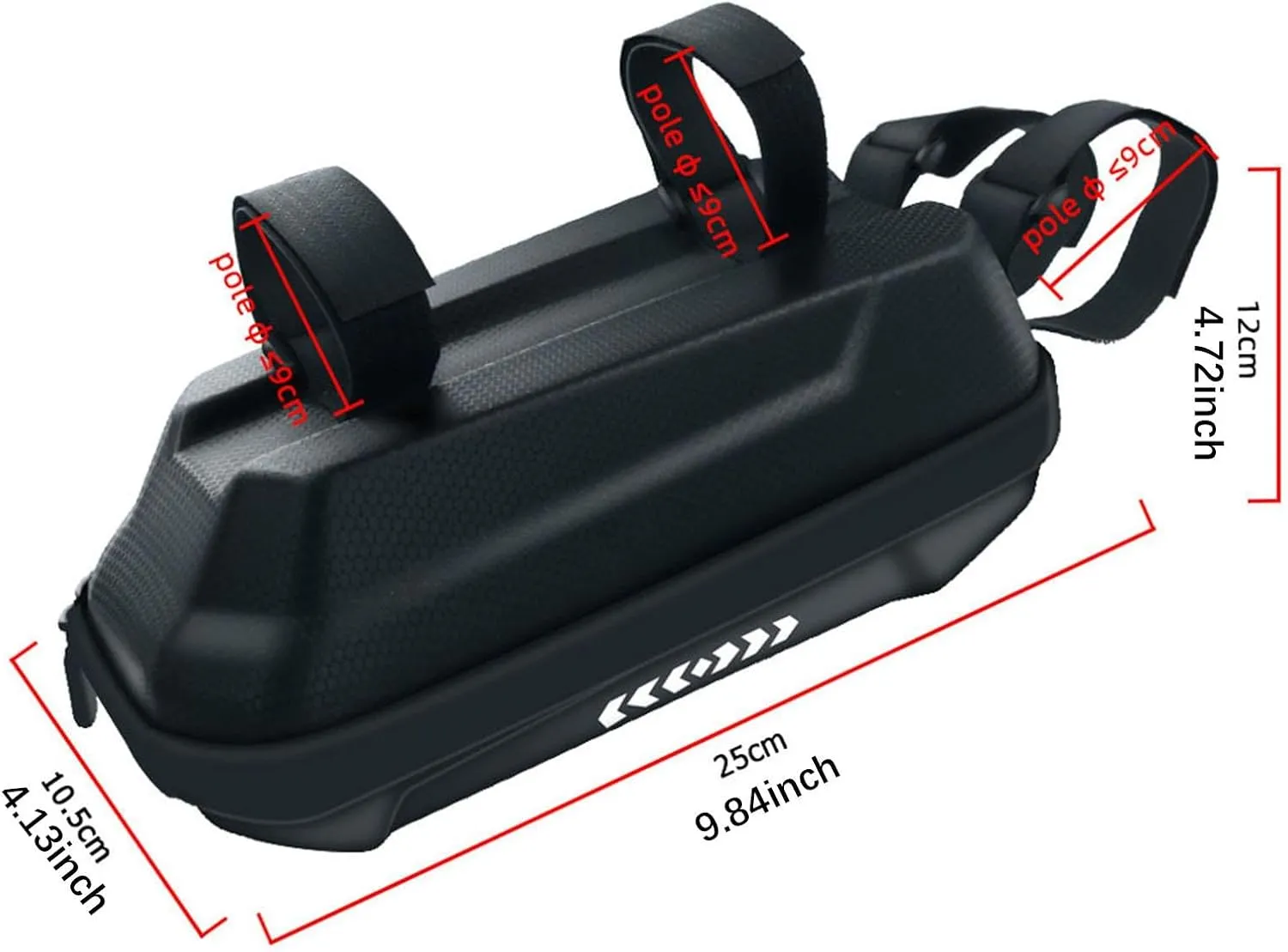 Bike Frame Bag Handlebar Bag Multifunctional Hard Shell Hanging Bag Bicycle Frame Pouch Bag for Cycling Outdoor Sports