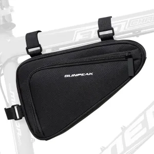 Bike Frame Storage Bag Water Resistant Bicycle Triangle Pouch Bike Accessories Bag for Phone Wallet Keys Tools Use for Road Bike MTB Bicycle
