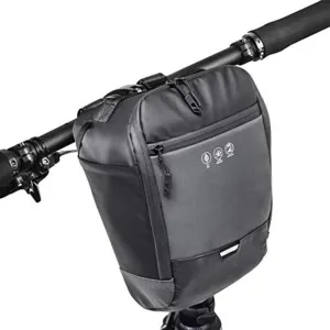 Bike Handlebar Bag, Multifunctional Detachable Strap Pack Reflective Cycling Pouch, Waterproof Mini Shoulder Handbag for Men Women