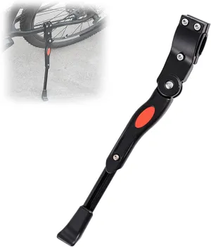 Bike Kickstand for Cinelli XCR 2007, Adjustable Bicycle Kickstand Rear Mount, Aluminum Rear Side Bicycle Stand for Mountain, Road, City Bikes