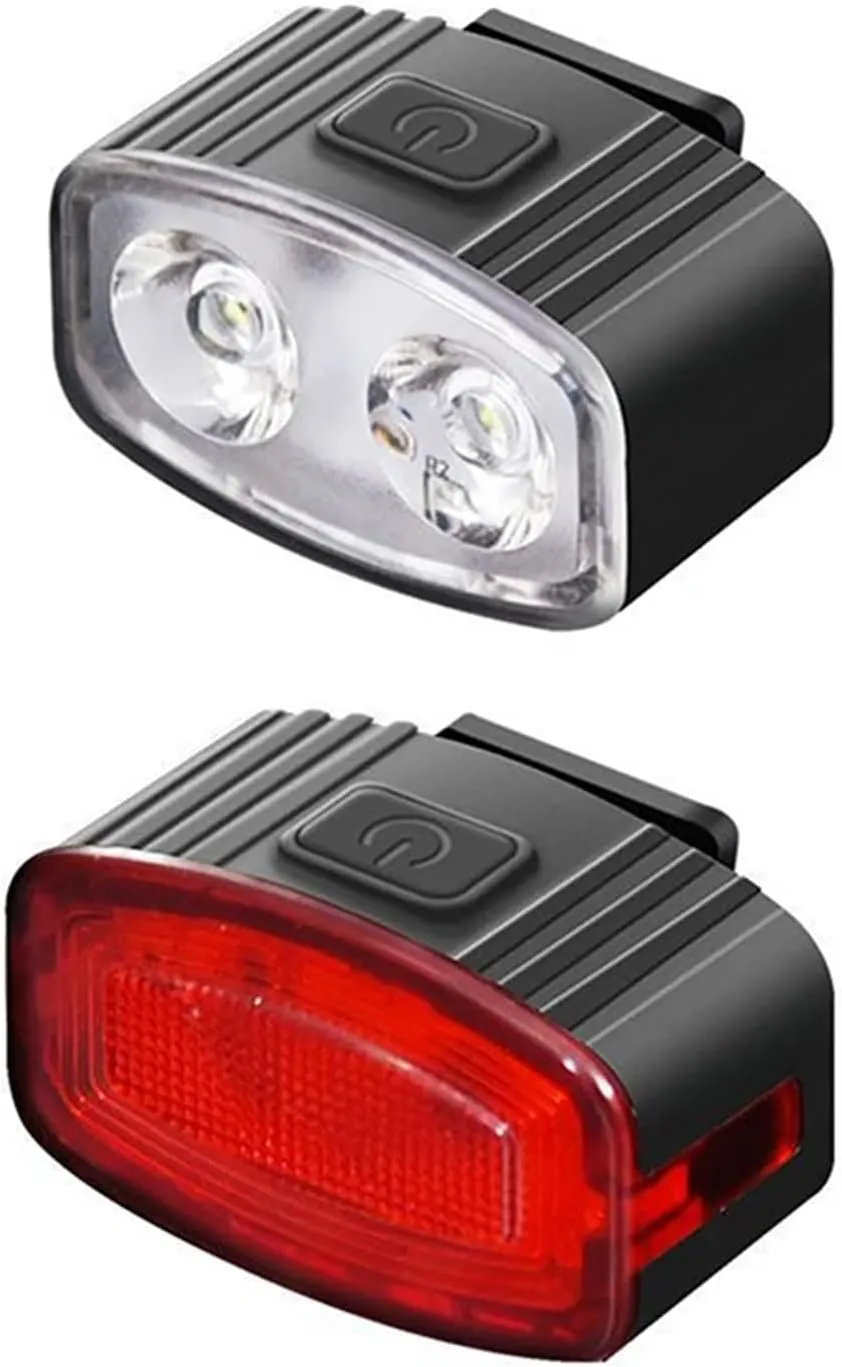 Bike Light Set 1PC Bike USB Charge Headlight Light Waterproof Cycling Bicycle 6 Modes Front Rear Light Set Taillight Lantern Bike Parts for Road Mountain Cycling