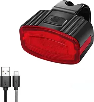 Bike Light Set 1PC Bike USB Charge Headlight Light Waterproof Cycling Bicycle 6 Modes Front Rear Light Set Taillight Lantern Bike Parts for Road Mountain Cycling