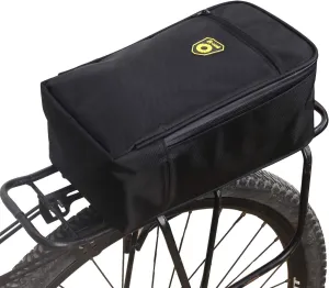 Bike Rear Bag, Bicycle Back Seat Pannier/Outdoor Sports Cycling Rack Pack Carrier Accessories/Waterproof Storage Trunk Pouch - Black