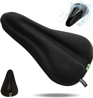 Bike Seat Cushion - Bike Seat Cover for Men & Women Comfort, Bike Cushion for Narrow Bike Seat, BMX, MTB & Road, Bicycle Seat Cushion Fit for Peloton, Spin and Stationary Bike, Indoor Outdoor Cycling
