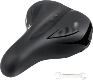 Bike Seat Soft Bicycle Saddle Wide for 24 26 27.5 29" Bicycle, MTB, Cruiser Bicycle, Women, Men, Adult