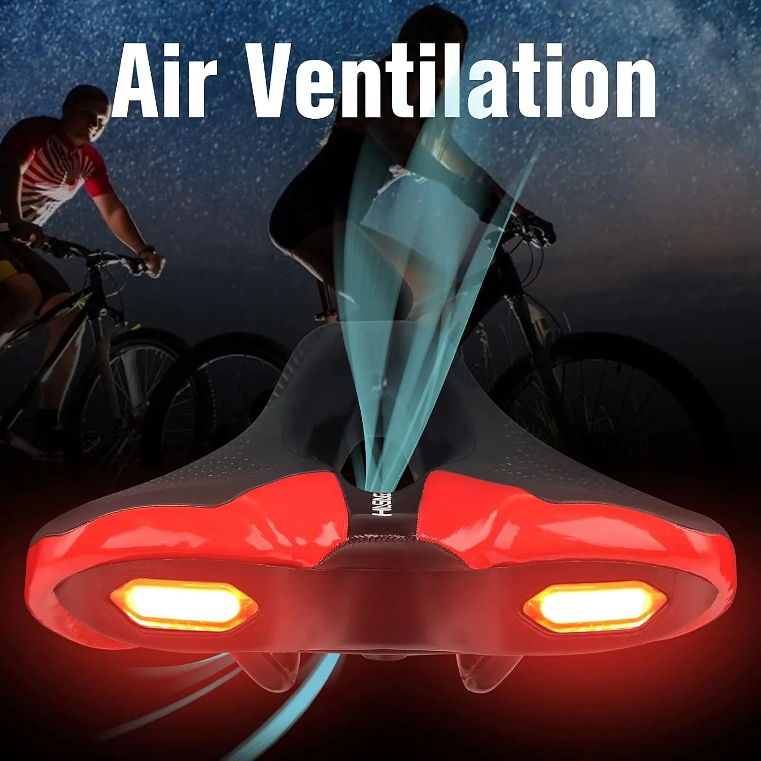 Bike Seat,Bike Seat Cushion,Bike Seat Cushion for Men&Women Comfort,with Rechargeable 360mAh Lithium Battery