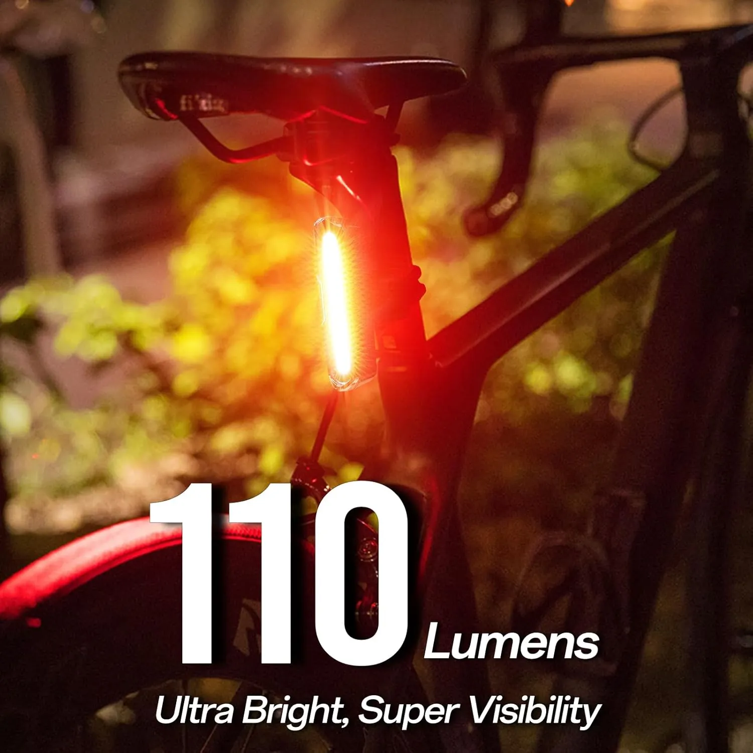 Bike Tail Light Powerful & Rechargeable - Waterproof, Multiple Modes, Quick Release Mounts, DON PEREGRINO Bicycle Lights