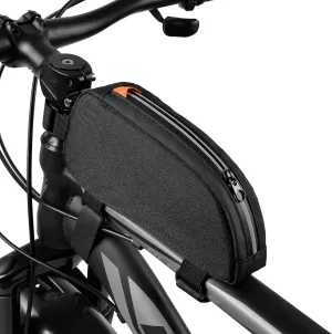 Bike Top Tube Bag Waterproof Bicycle Front Frame Bag Top Tube Bike Pouch for Road Mountain Bicycle Outdoor Cycling Travel Hiking