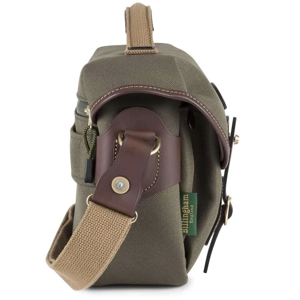 Billingham Hadley Small Pro Shoulder Bag - Sage FibreNyte Chocolate Leather
