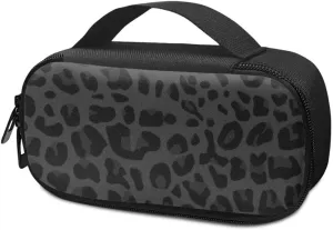 Black Leopard Insulin Pen Cooler Travel Case Diabetic Medication Insulated Cool Organizer for Insulin Pen and Other Diabetic Supplies for The Daily Life and Trip