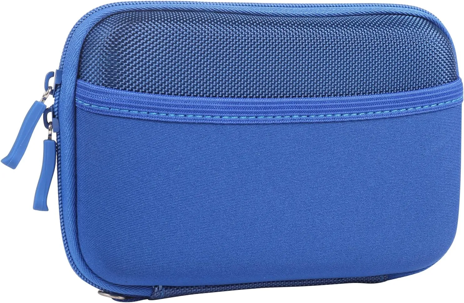 Bobrand Diabetic Supplies Travel Case Organizer Storage Bag for Glucose Meter, Blood Sugar Test Strips, Lancets, Syringe, Pen Needles, Alcohol Wipes Swabs, Pills, Diabetes Testing Kit Carrying (Blue)