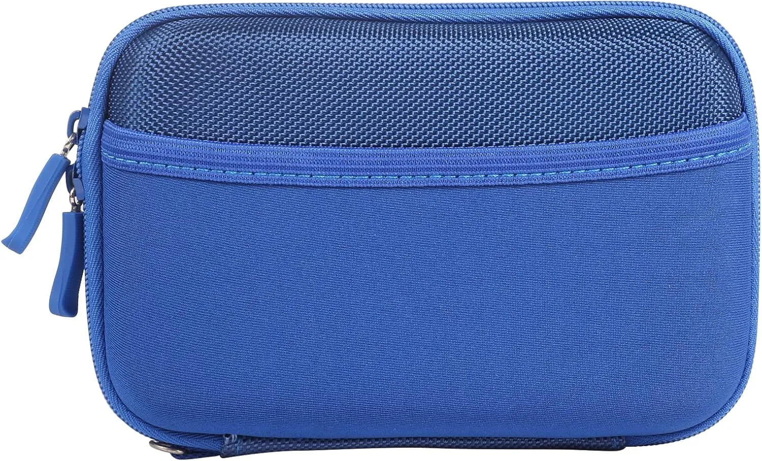 Bobrand Diabetic Supplies Travel Case Organizer Storage Bag for Glucose Meter, Blood Sugar Test Strips, Lancets, Syringe, Pen Needles, Alcohol Wipes Swabs, Pills, Diabetes Testing Kit Carrying (Blue)