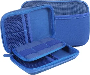 Bobrand Diabetic Supplies Travel Case Organizer Storage Bag for Glucose Meter, Blood Sugar Test Strips, Lancets, Syringe, Pen Needles, Alcohol Wipes Swabs, Pills, Diabetes Testing Kit Carrying (Blue)
