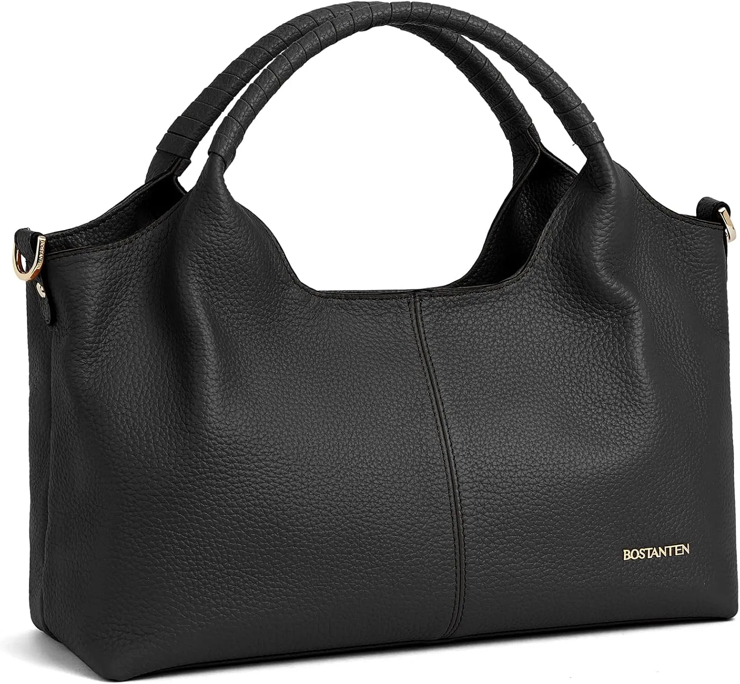 BOSTANTEN Genuine Leather Purses for Women Designer Handbags Crossbody Shoulder Bags Top Handle Satchel with Adjustable Strap