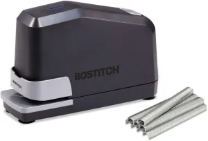 Bostitch Office Impulse Heavy Duty Electric Stapler Value Pack, 45 Sheet Capacity, Includes 5,000 Staples & Staple Remover, No-Jam, Faster Stapling, Black