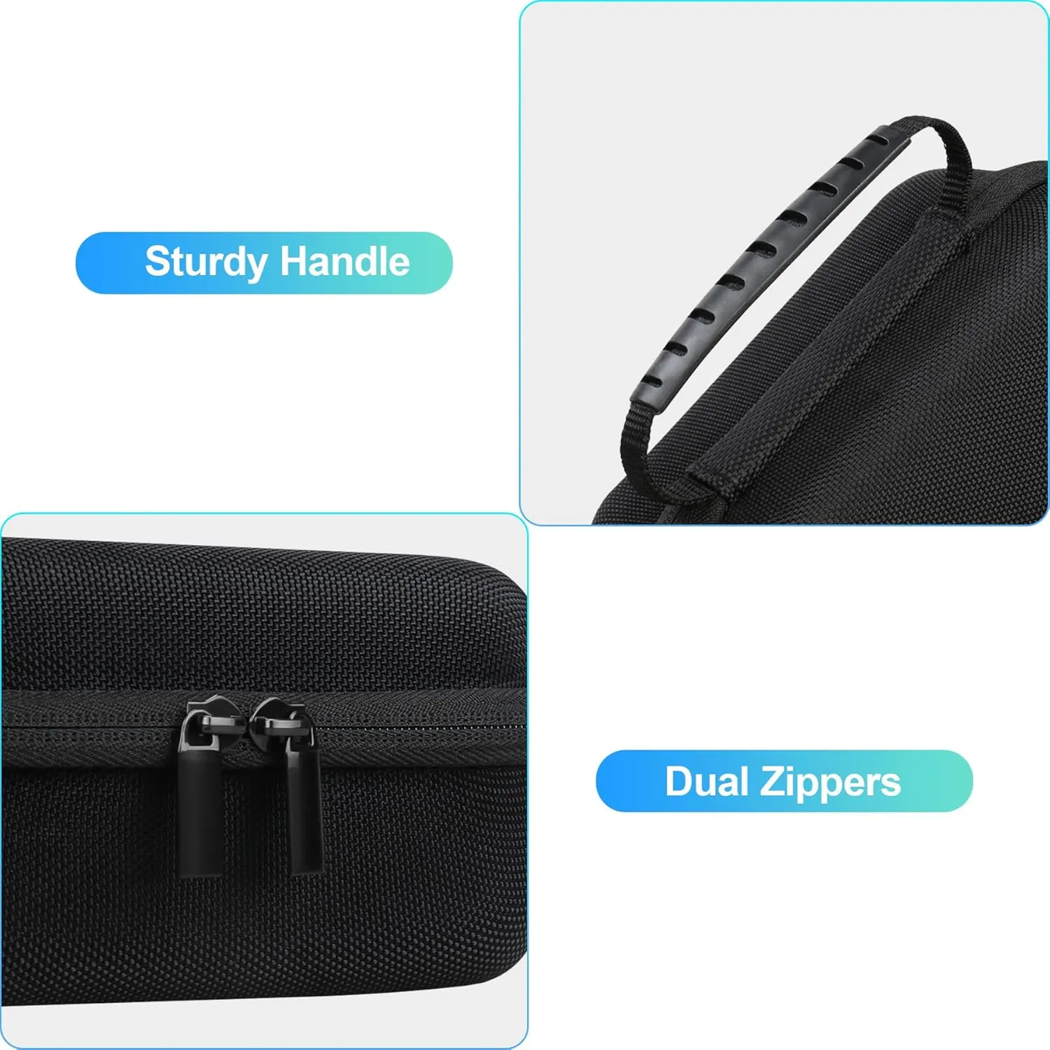 BOVKE Carrying Case for OMRON Evolv Bluetooth Wireless Upper Arm Blood Pressure Monitor, BP7000 One-Piece Design Portable OMRON BP Monitor Storage Bag, Black