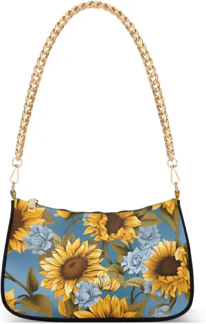 Bright Sunflowers Crossbody Bags for Women Tote Bag Women's Shoulder Handbags Clutch Purses for Women