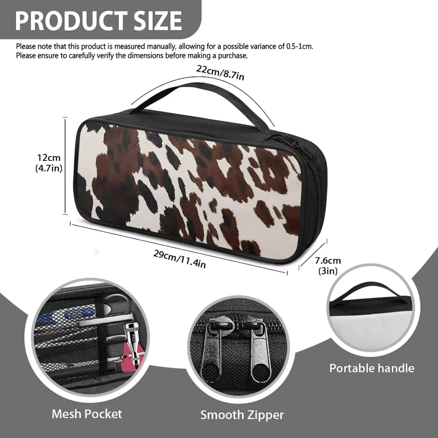 Brown Cowhide Stethoscope Case for Classic III,Stethoscope Bag for Lightweight II S.E,Cardiology IV,Extra Room for Doctor & Nurse Accessorie Portable