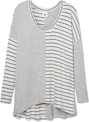 Cabi Oversize Stripe TEE
