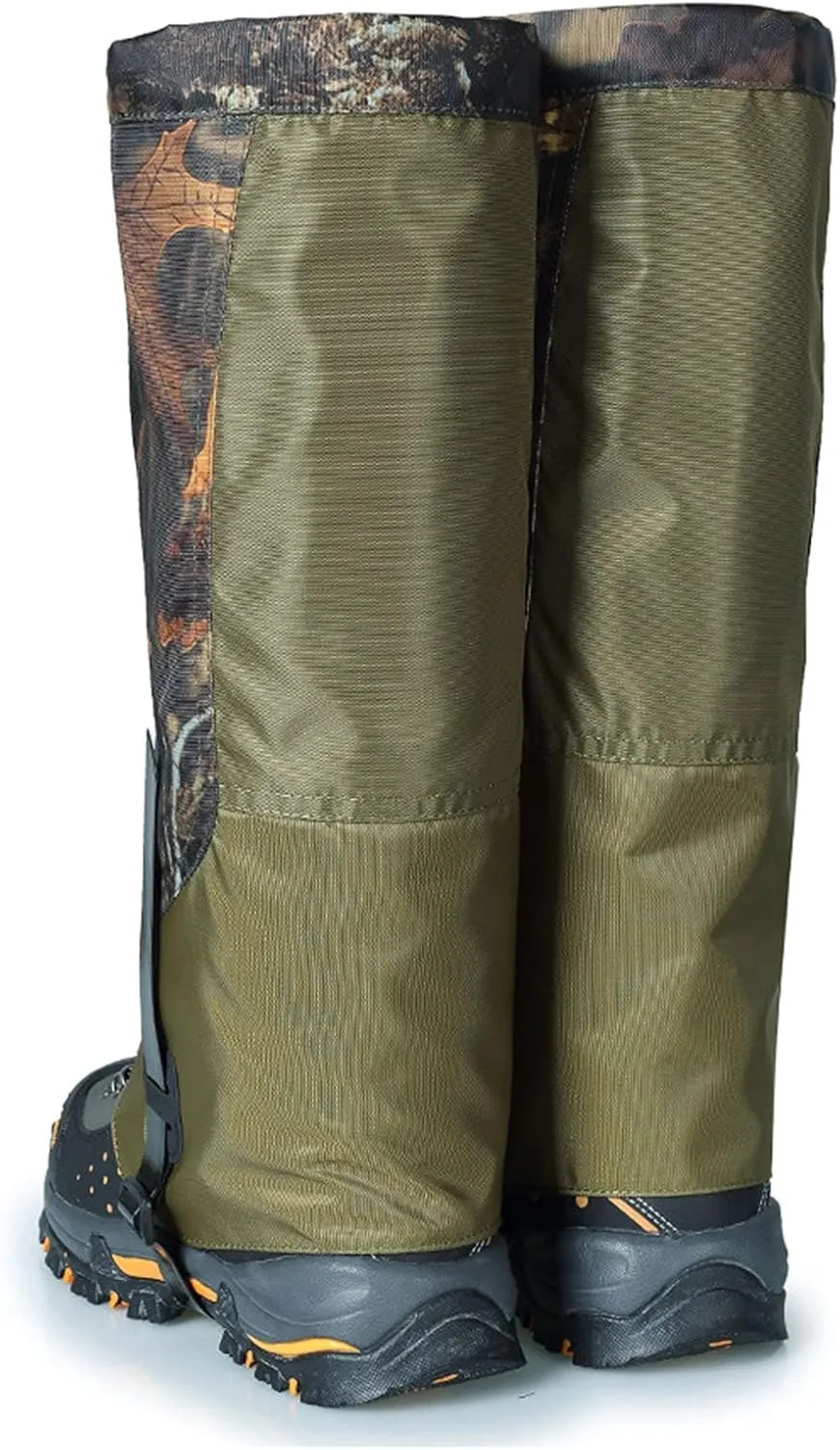 Camouflage Leg Gaiters, Waterproof and Snake-Proof Hiking Boots, Suitable for Hiking and Desert Jungle Camping Snow Boots Leggings (Color : A, Size : One Size)