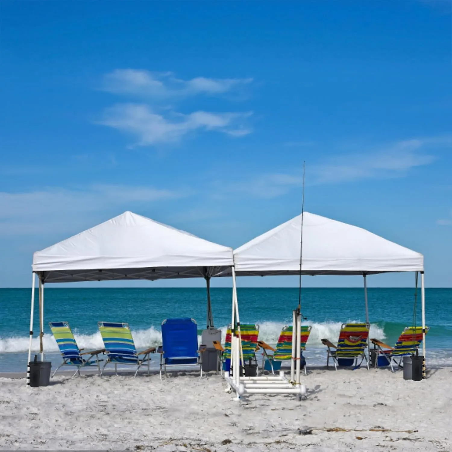 Canopy Weight Bags(150LBS) for Pop up Canopy Tent, Canopy Weights Sand Bags for Instant Outdoor Sun Shelter Canopy/Patio Umbrella,Set of 4, Black