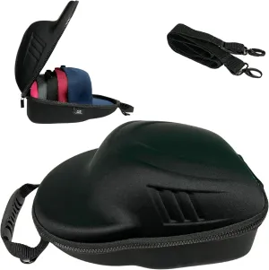 Case for Baseball Caps Hard Travel Hat Case Cap Carrier Hats Storage Box Shoulder Strap Carabiner Fits 6 Hats