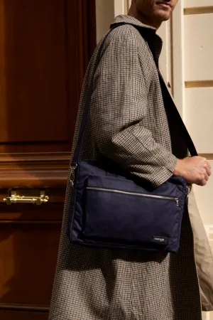 Chaptal the document holder - Recycled cotton Navy Blue
