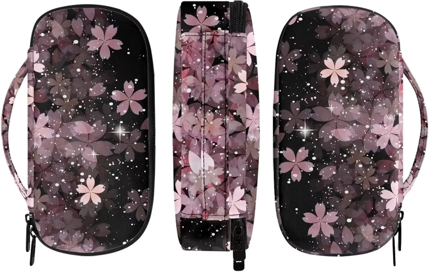 Cheery Blossom Diabetic Supplies Travel Case for Diabetes Testing Kit Blood Glucose Monitor Kit with Meter Insulin Cooler Travel Organizer for Daily Use, Pink