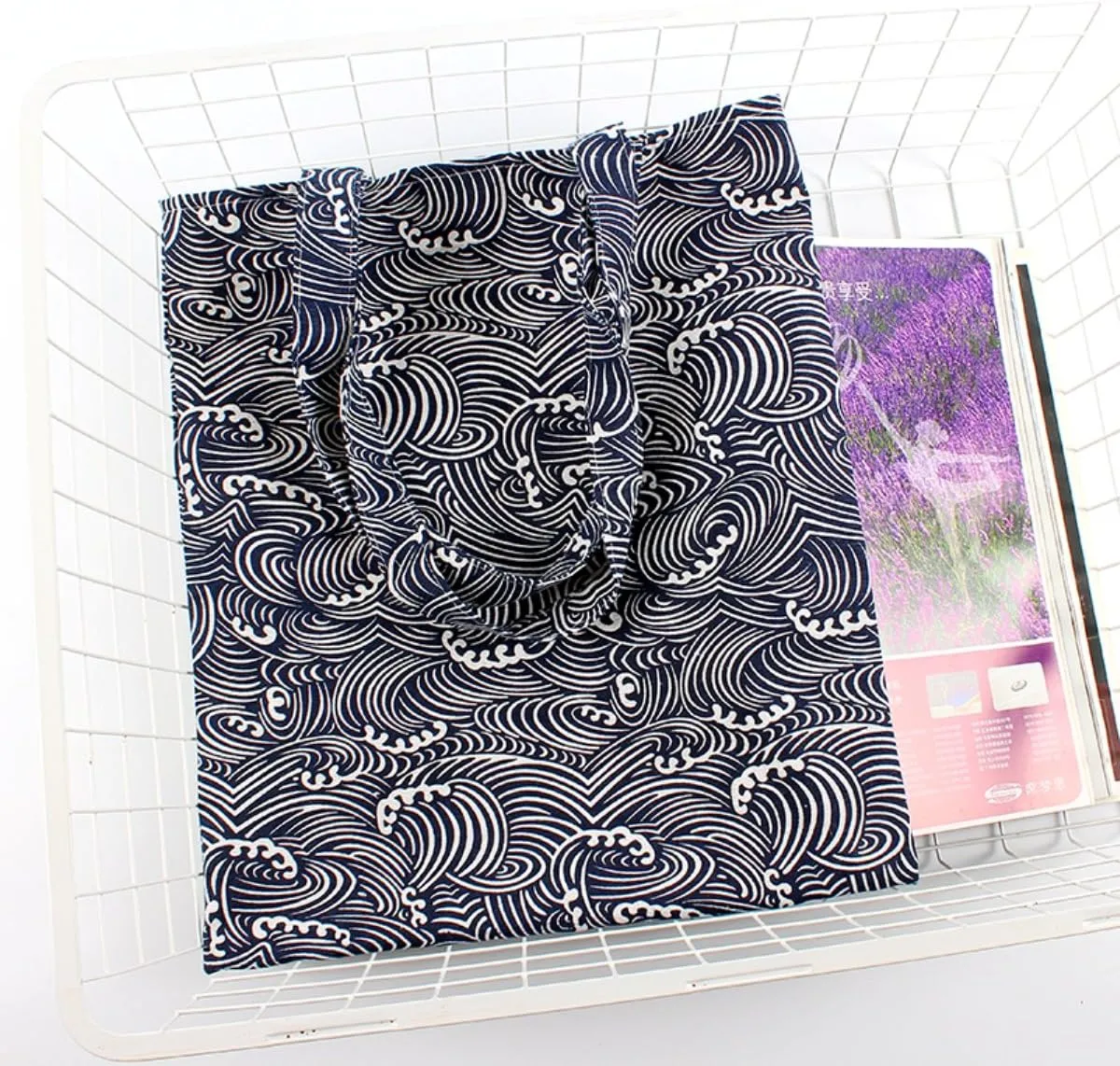 Chezi Japanese Graphic Pattern Tote Bag