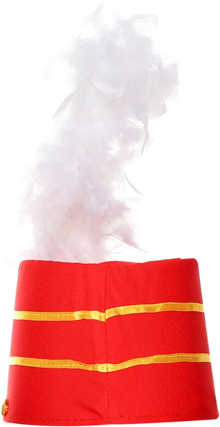 Children Dress Up Drum Halloween Majorette Outfits for Girls Marching Band Uniform and Toy Soldier Hat
