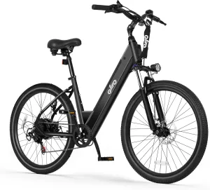 Cityone 2.0 Electric Bike for Adults,Up to 65Miles,28MPH,1200W Peak Motor 26" Ebike,499WH UL2849 Certified Battery Electric Commuter Bicycle with Front Suspension & 7-Speed Ebikes