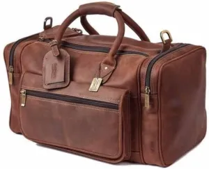 Claire Chase Sports Valise, Rustic Brown, One Size
