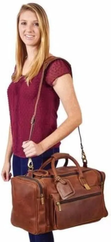 Claire Chase Sports Valise, Rustic Brown, One Size