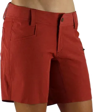 Club Ride Apparel Women's Eden Cycling Shorts with Level 2 Chamois - 7-Inch Biking Shorts with Removable Chamois Liner