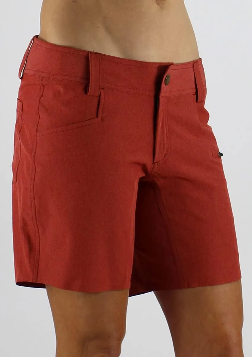 Club Ride Apparel Women's Eden Cycling Shorts with Level 2 Chamois - 7-Inch Biking Shorts with Removable Chamois Liner