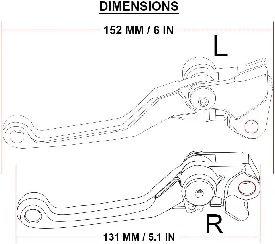 Clutch Brake Lever Set for YZ426F 2001-2007 for YZ-426F for YZ-426 F for YZ 426F for YZ 426 F 2009-2018 Motorcycle Pivot Brake Clutch Levers Grip Brake Clutch Lever(2008)