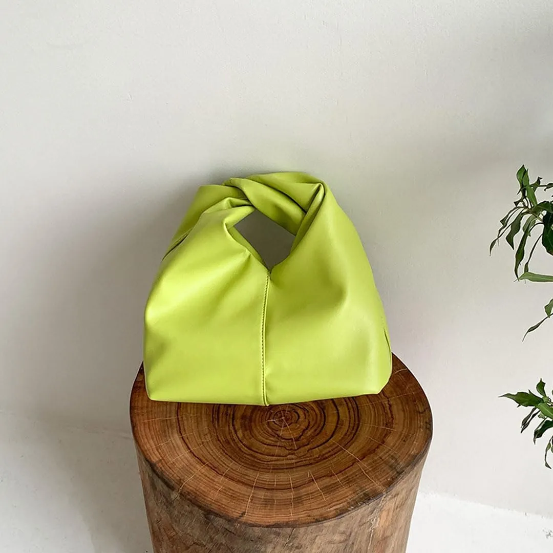 Clutch Purses for Women Cloud Bag Dumpling Bag Ruched Hobo Knotted Handbag Soft Pu Faux Leather Bag Y2k Purse Trendy